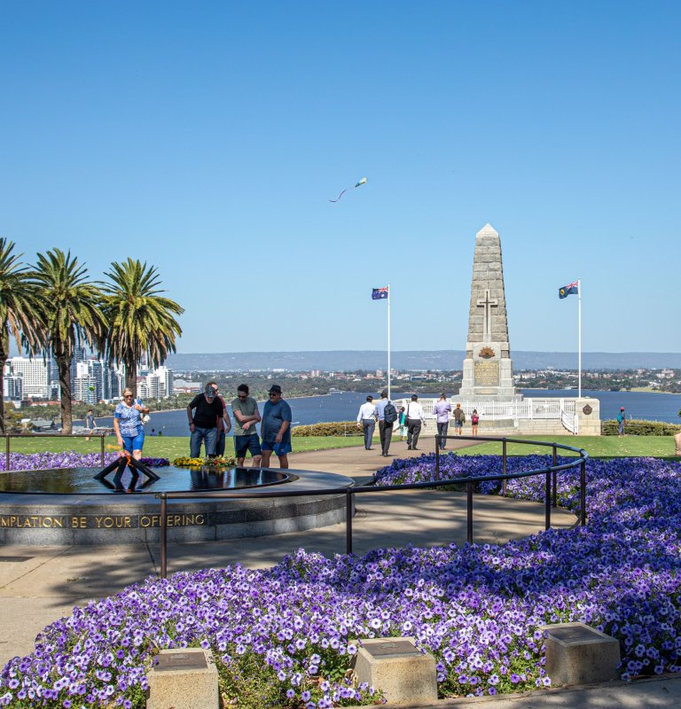 State War Memorial on a sunny day