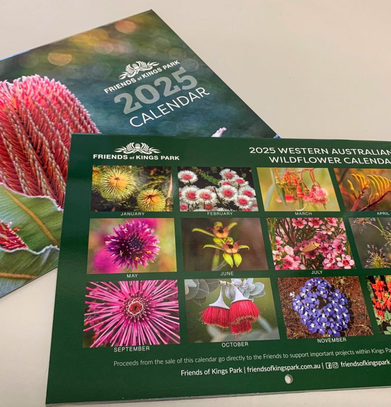 Guides’ images feature in new Friends of Kings Park calendar Image